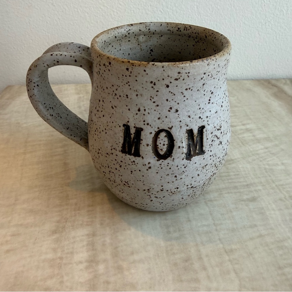 Speckled Ceramic MOM Mug - Handmade Stoneware - Picture 2 of 10